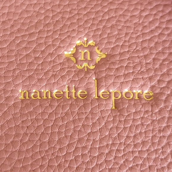 New NANETTE LEPORE Dusky Rose Mini Bag w/ Scarf Tie - Picture 5 of 6